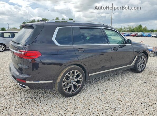 5UXCW2C07M9F47174 2021 BMW X7 Black Rear right