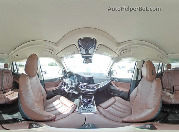 5UXCW2C07M9F47174 2021 BMW X7 Black 360 interior view