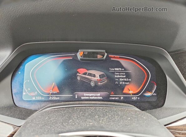 5UXCW2C09L0E74263 2020 BMW X7 Blue 