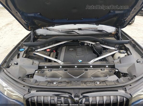5UXCW2C09L9C22945 2020 BMW X7 Синий Вид сзади