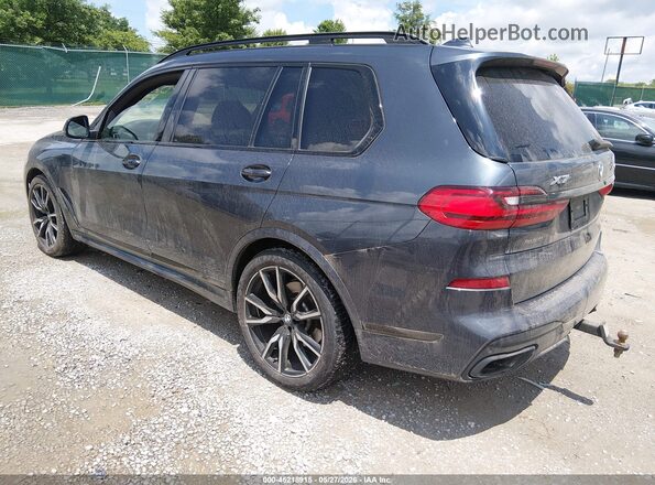 5UXCW2C09M9F51601 2021 BMW X7 Синий Задняя левая четверть