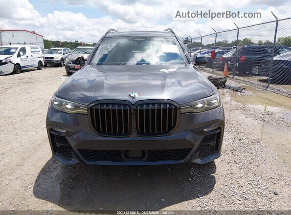 5UXCW2C09M9F51601 2021 BMW X7 Синий Вид задней части салона