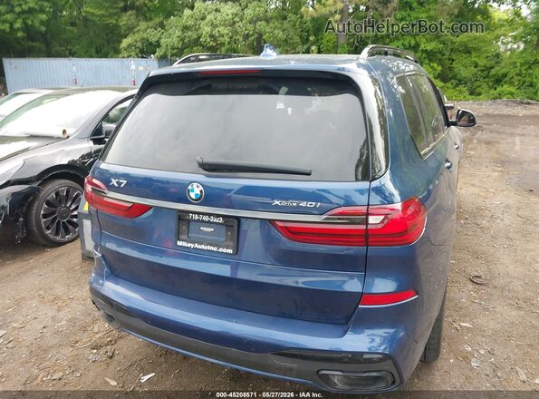5UXCW2C09N9K63687 2022 BMW X7 Blue 