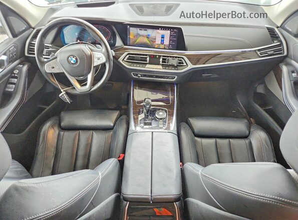 5UXCW2C0XL9B07254 2020 BMW X7 Синий Вид панели приборов