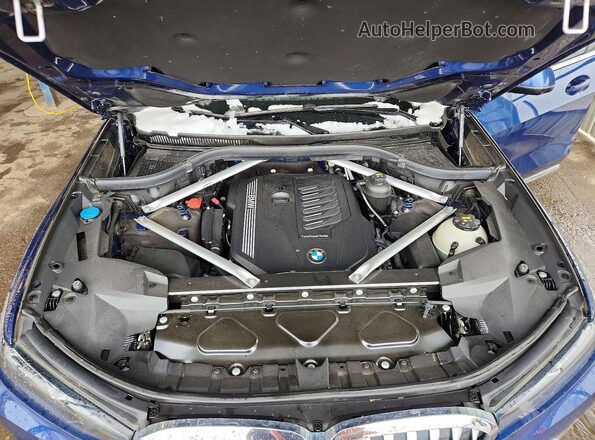 5UXCW2C0XL9B07254 2020 BMW X7 Синий Вид подкапотного пространства