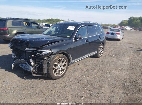 5UXCW2C53KL083311 2019 BMW X7 Black Առջևի ձախ երեք քառորդ տեսարան