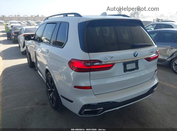 5UXCX4C52KLS38701 2019 BMW X7 White Հետևի ձախ