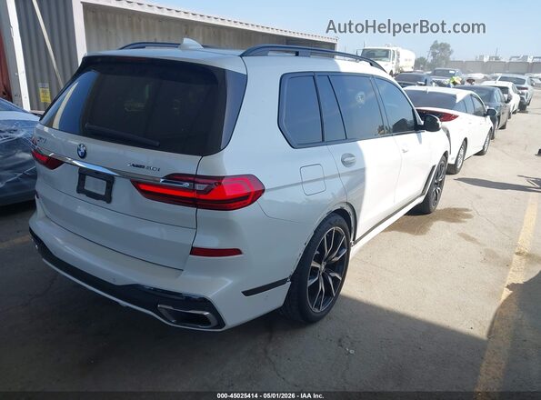 5UXCX4C52KLS38701 2019 BMW X7 White Հետևի աջ