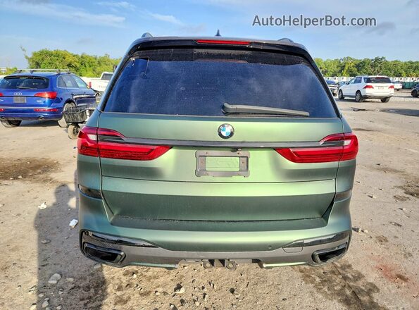 5UXCX4C53KLS37881 2019 BMW X7 Зеленый Вид сзади