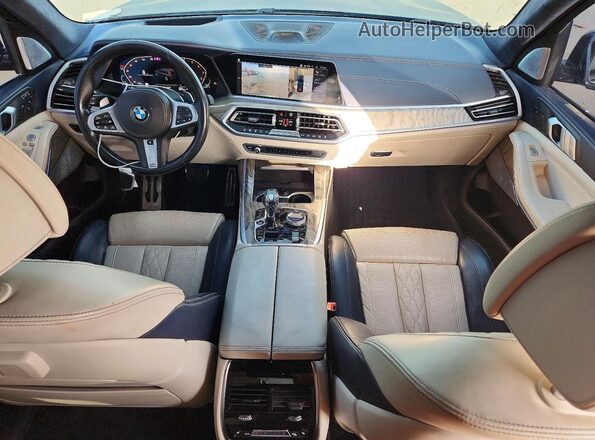 5UXCX4C53KLS37881 2019 BMW X7 Зеленый Вид панели приборов