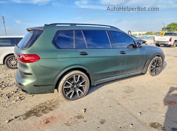 5UXCX4C53KLS37881 2019 BMW X7 Зеленый Задняя правая четверть
