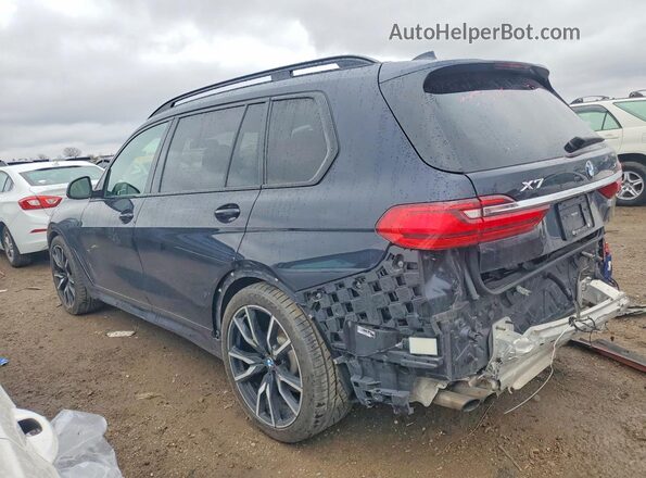 5UXCX4C56KLS37129 2019 BMW X7 Blue Задня ліва чверть