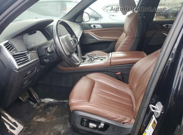 5UXCX4C56KLS37129 2019 BMW X7 Blue Вид салону спереду