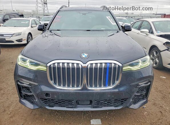 5UXCX4C56KLS37129 2019 BMW X7 Blue Вид спереду