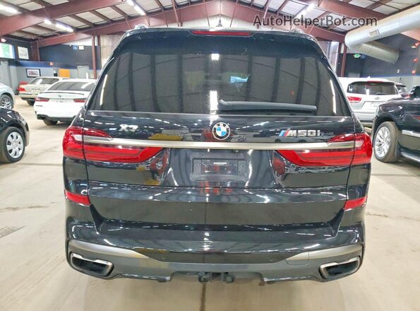 5UXCX6C00LLE35984 2020 BMW X7 Черный Вид сзади