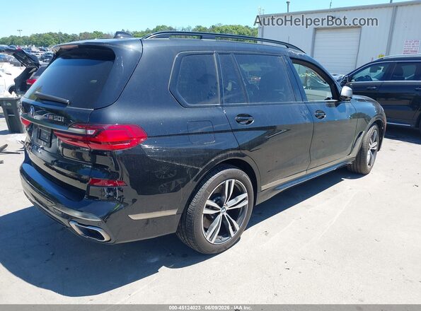 5UXCX6C07M9D97796 2021 BMW X7 Black Tył prawy