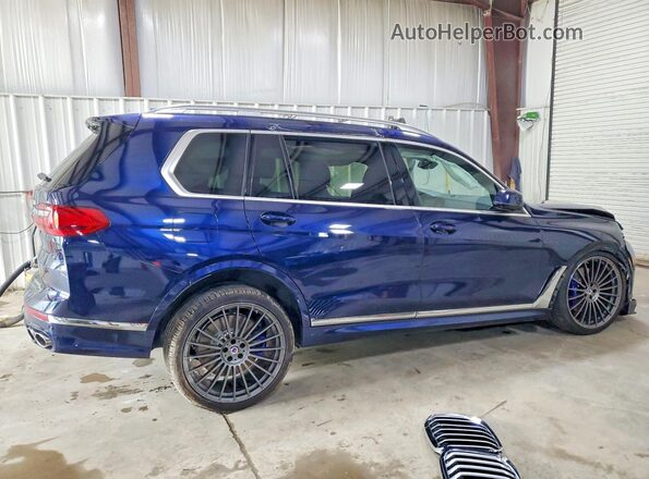 5UXCX6C19M9F64264 2021 BMW X7 Blue Հետևի աջ