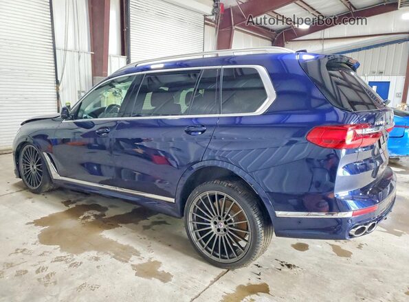 5UXCX6C19M9F64264 2021 BMW X7 Blue Հետևի ձախ
