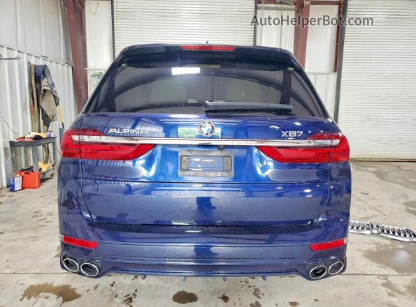 5UXCX6C19M9F64264 2021 BMW X7 Blue Հետևի տեսք