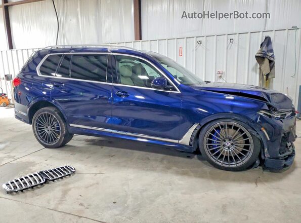 5UXCX6C19M9F64264 2021 BMW X7 Blue Առջևի աջ
