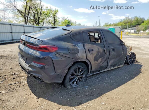 5UXCY6C02L9C74631 2020 BMW X6 Black Trasero derecho
