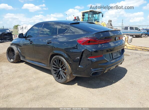 5UXCY6C02N9M28402 2022 BMW X6 Black Tył lewy