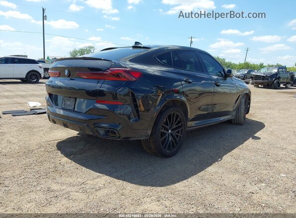 5UXCY6C02N9M28402 2022 BMW X6 Black Tył prawy