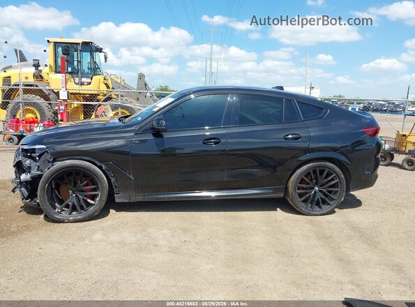 5UXCY6C02N9M28402 2022 BMW X6 Black Widok wnętrza 360 stopni