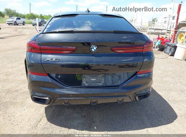 5UXCY6C02N9M28402 2022 BMW X6 Black 