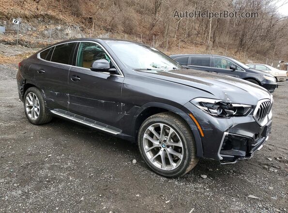 5UXCY6C02P9P88613 2023 BMW X6 Black Передня права чверть