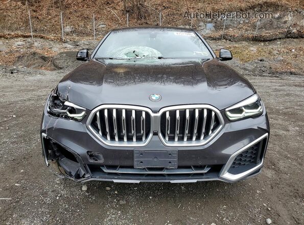 5UXCY6C02P9P88613 2023 BMW X6 Black Вид спереду