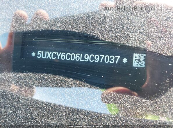 5UXCY6C06L9C97037 2020 BMW X6 Black 