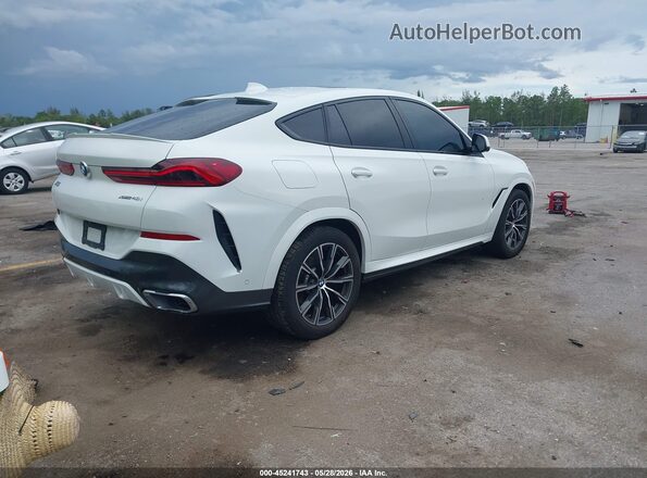5UXCY6C06N9J22738 2022 BMW X6 Белый Задняя правая четверть