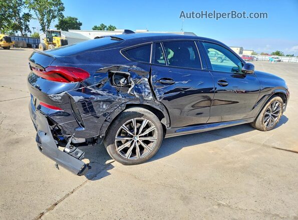 5UXCY6C06P9N71775 2023 BMW X6 Black Trasero derecho