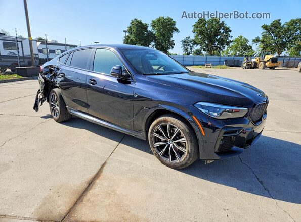 5UXCY6C06P9N71775 2023 BMW X6 Black Delantero derecho