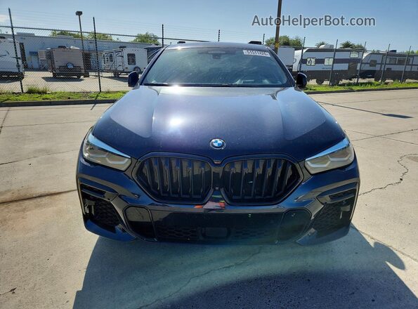 5UXCY6C06P9N71775 2023 BMW X6 Black Vista frontal
