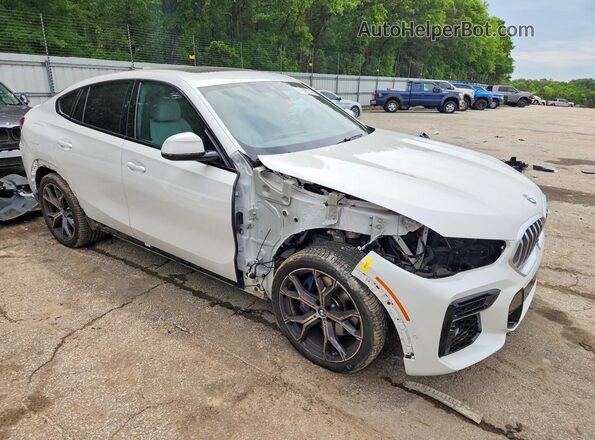 5UXCY6C08P9N44383 2023 BMW X6 White Przód prawy