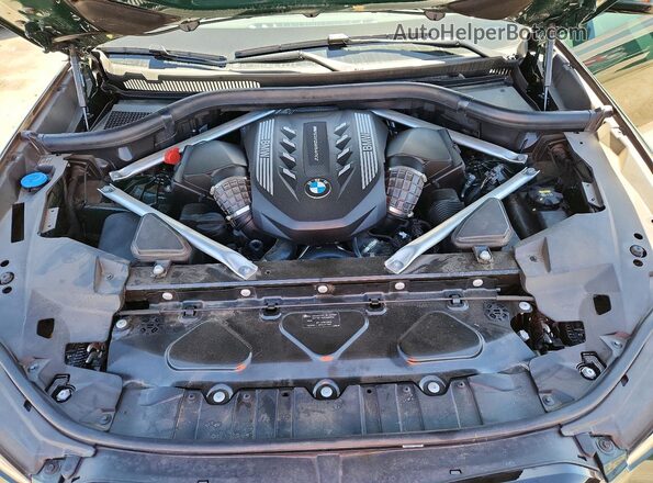 5UXCY8C01N9K59887 2022 BMW X6 Зеленый Вид задней части салона