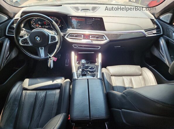 5UXCY8C02P9P46583 2023 BMW X6 Серый Вид панели приборов