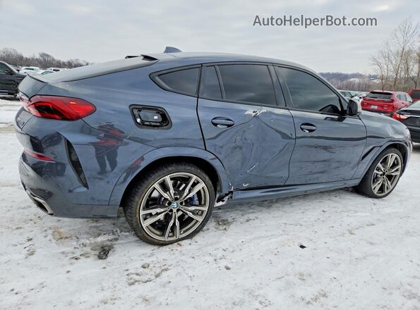 5UXCY8C0XL9C87008 2020 BMW X6 Gray Задня права чверть