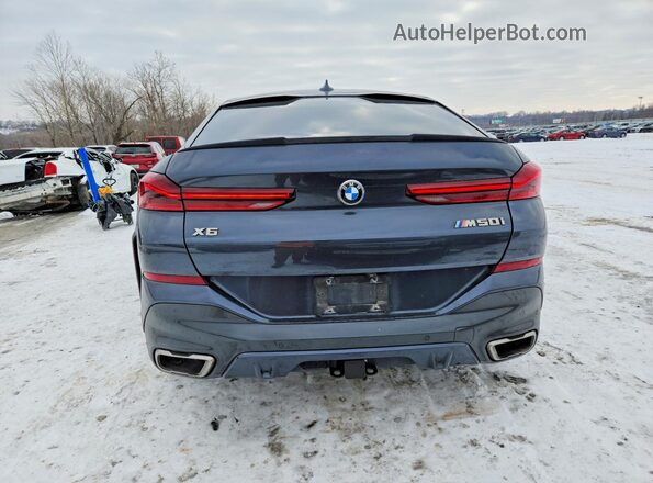 5UXCY8C0XL9C87008 2020 BMW X6 Gray Вид ззаду