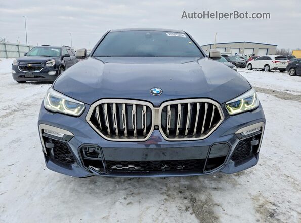 5UXCY8C0XL9C87008 2020 BMW X6 Gray Вид спереду