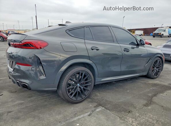 5UXCY8C0XM9H45390 2021 BMW X6 Gray Trasero derecho