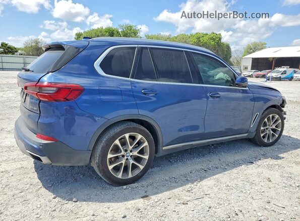 5UXJU2C50KLN67000 2019 BMW X5 Blue Задня права чверть