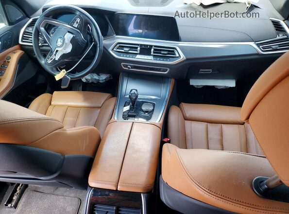 5UXJU2C50KLN67000 2019 BMW X5 Blue Вид панелі приладів