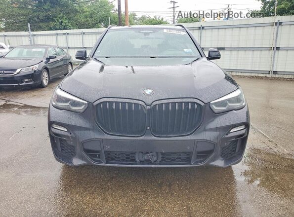 5UXJU4C01M9F71043 2021 BMW X5 Black Вид спереду