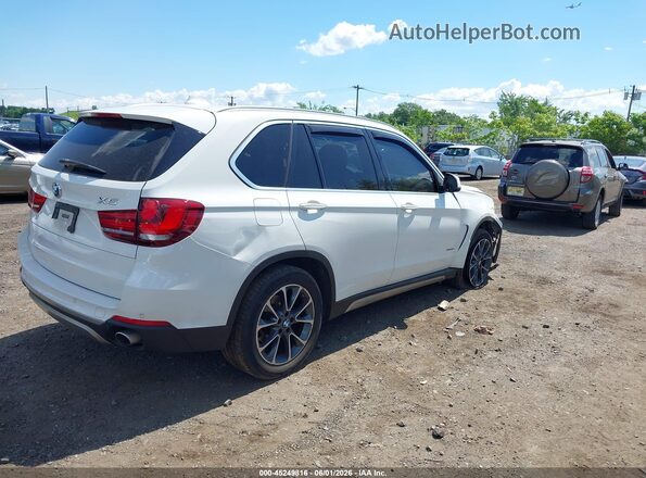 5UXKR0C33H0V74610 2017 BMW X5 White უკანა მარჯვენა