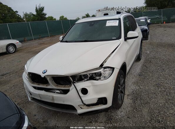 5UXKR0C52JL070216 2018 BMW X5 White Instrument cluster view