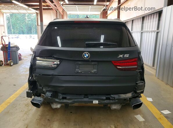 5UXKR0C55JL070517 2018 BMW X5 Black Հետևի տեսք