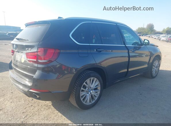 5UXKR2C54G0R70525 2016 BMW X5 Black უკანა მარჯვენა